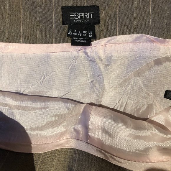 Brand New Esprit Women's Pinstriped Skirt - Picture 4 of 6